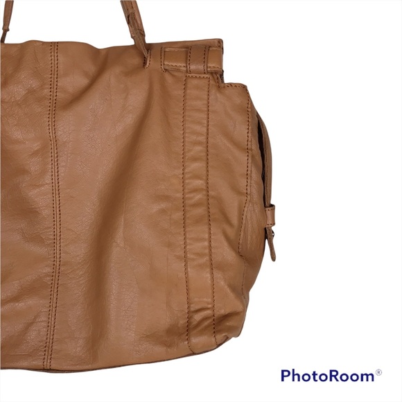 Liebeskind Berlin Tan Leather Hobo Satchel Bag - Picture 7 of 16